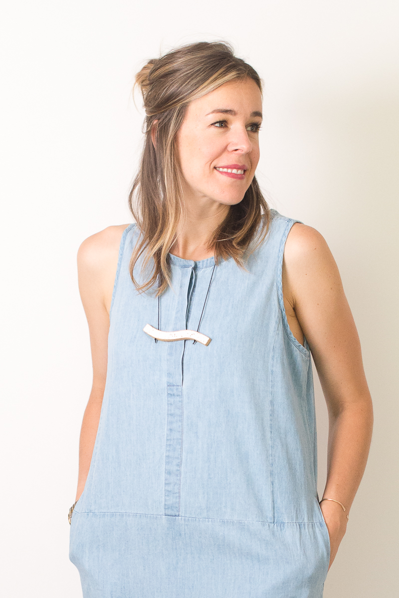 Seasons + Salt Everlane Chambray Dress-4