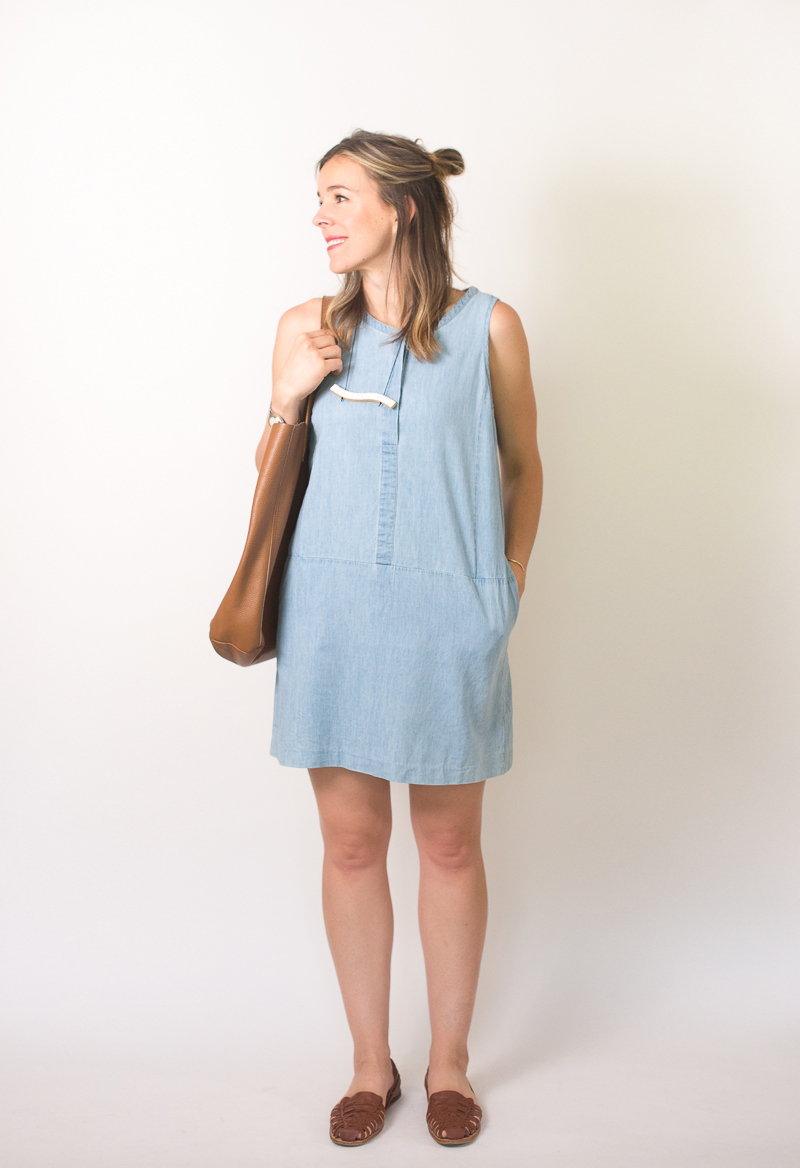 Seasons + Salt Everlane Chambray Dress