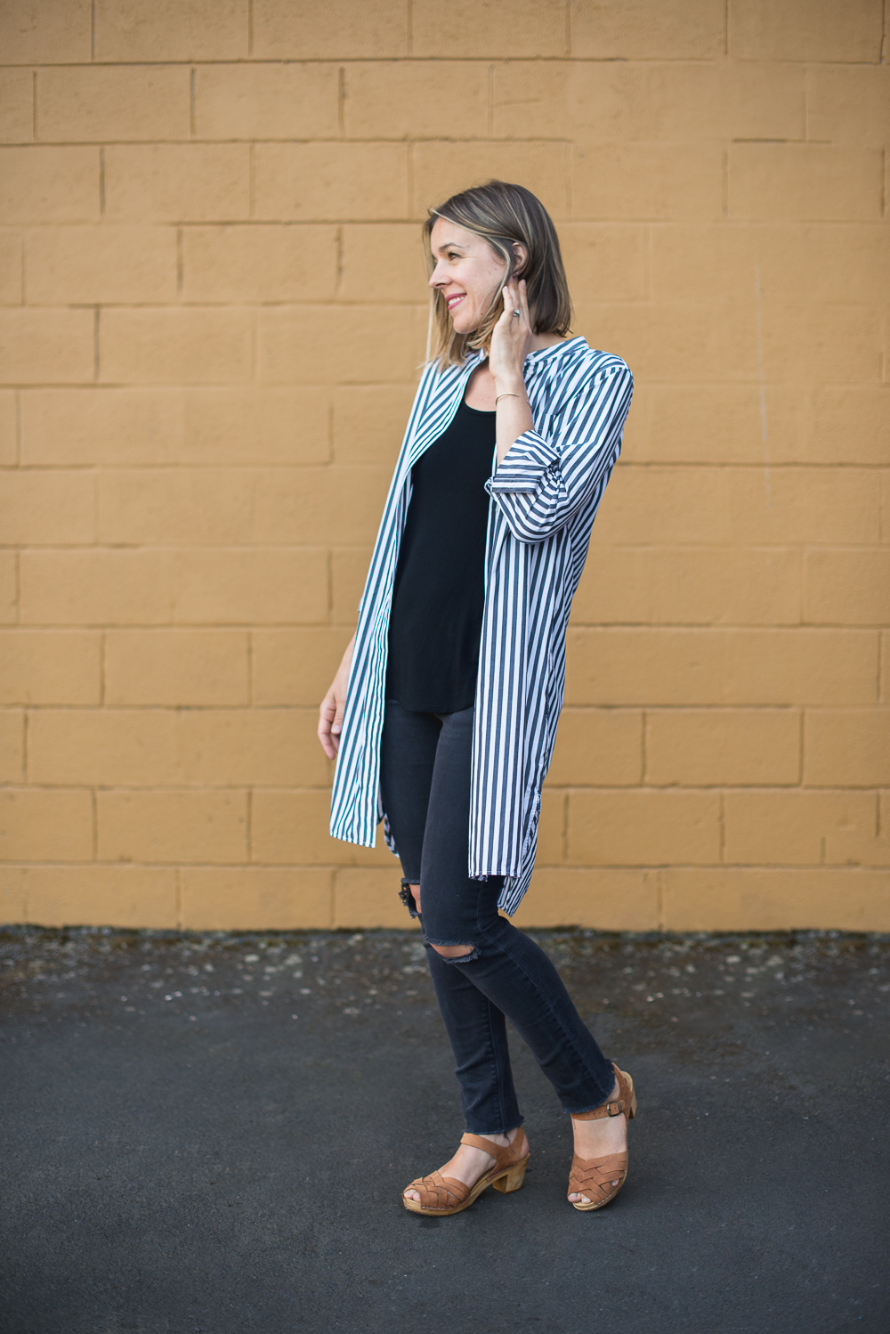 Seasons + Salt Everlane Dress as a Duster-2