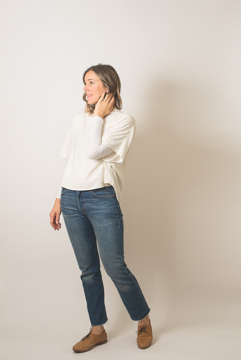 Everlane pima stretch top turtleneck