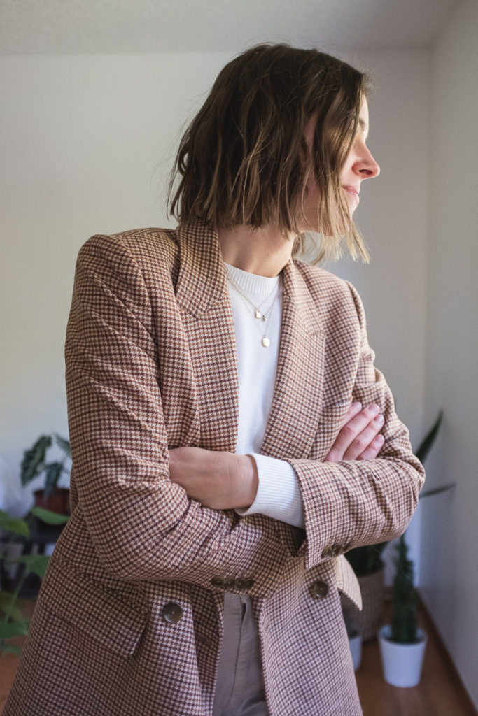 How to Style a Blazer, Everlane Double-Breasted Blazer