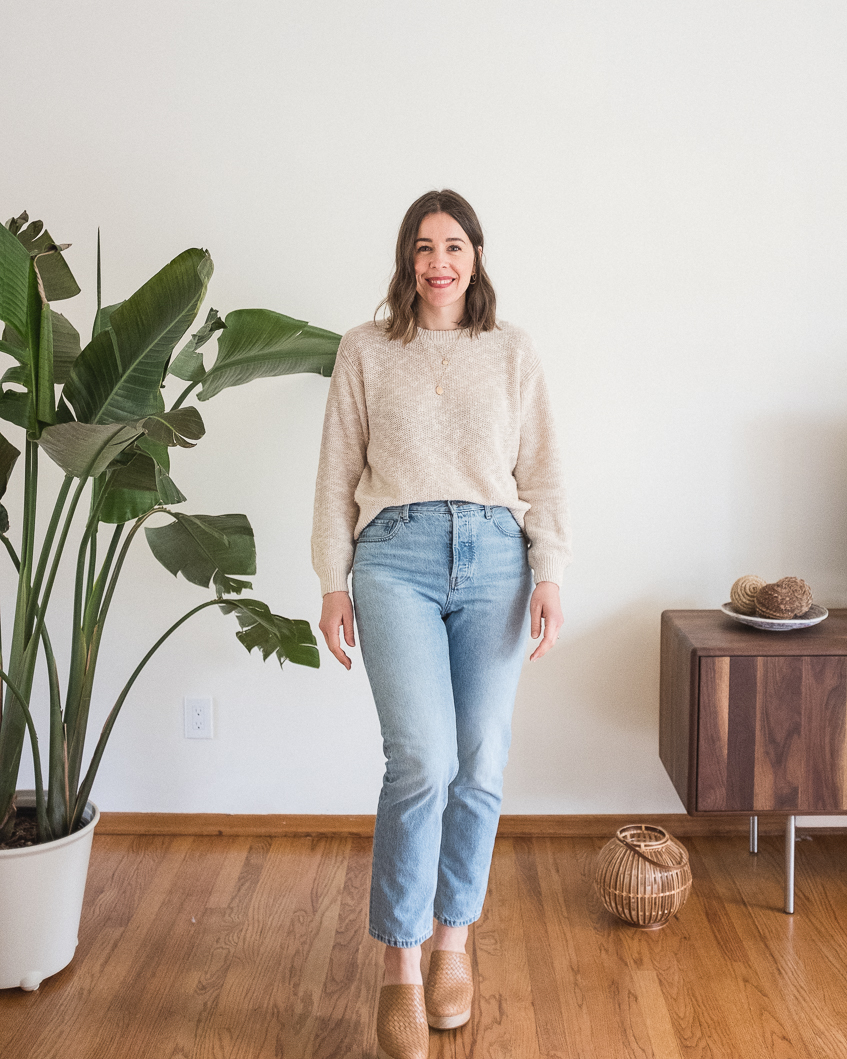 everlane linen sweater