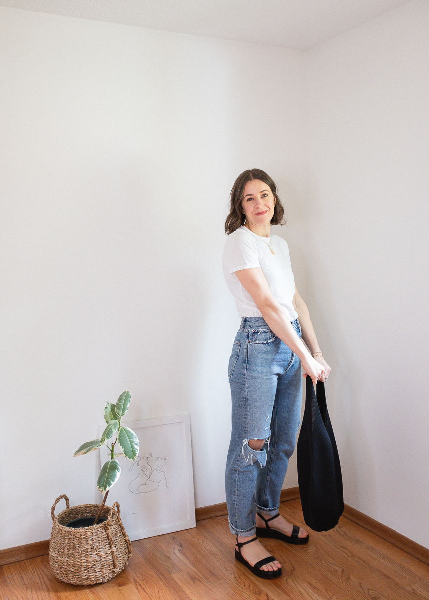 Madewell Perfect Vintage Jean: Review + Outfit Ideas - Michelle Tomczak