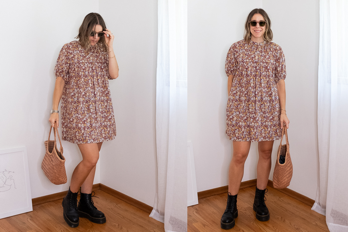 How to Wear Chunky Boots With Dresses