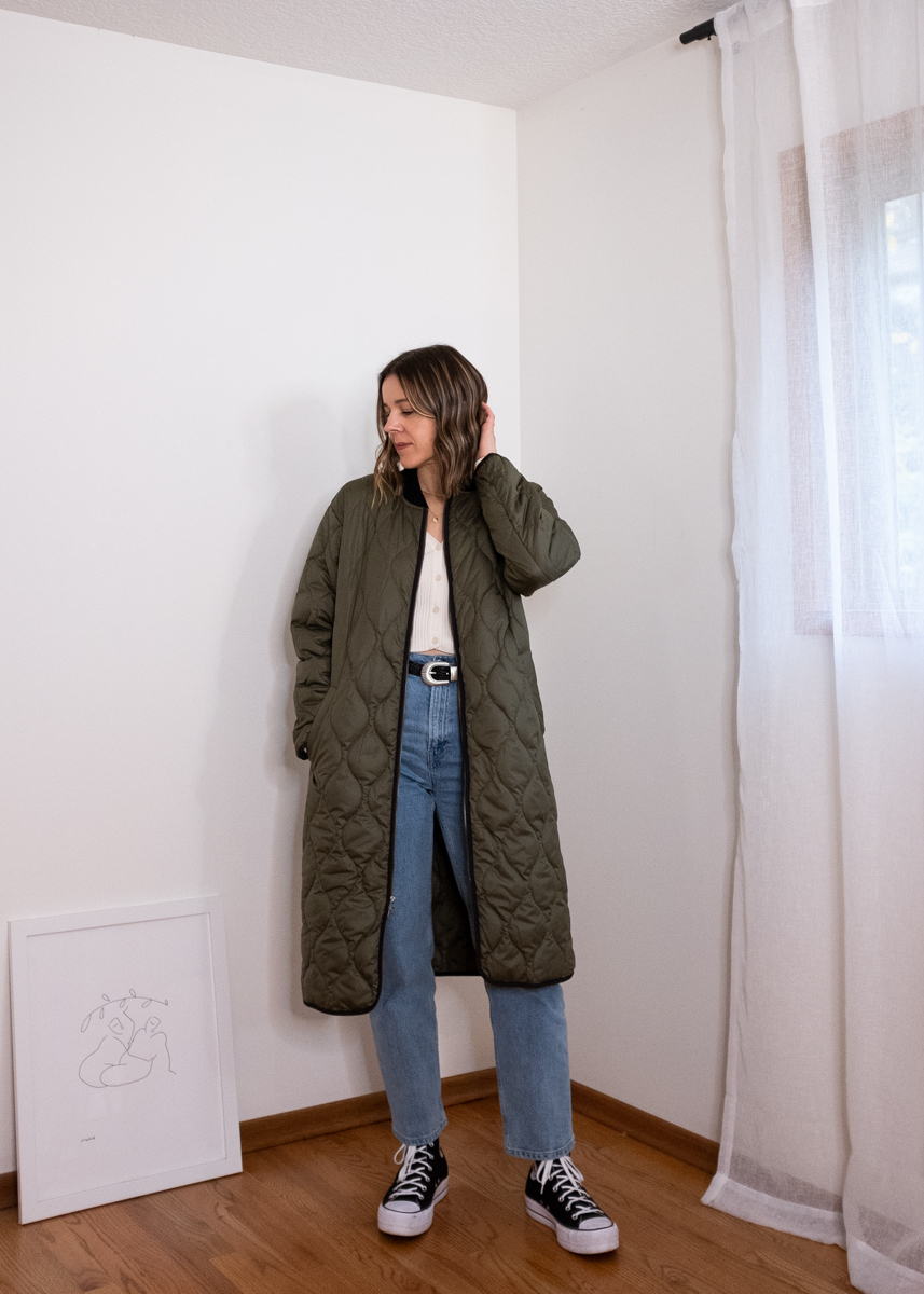 Everlane ReNew Long Puffer Review ⋆ chic everywhere