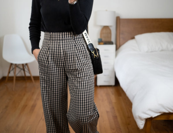 Big Pants + a Little Bit of Pattern Mixing