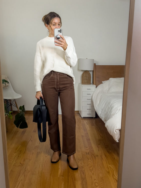 What I Wore: Fall Transition + New Boots - Seasons + Salt